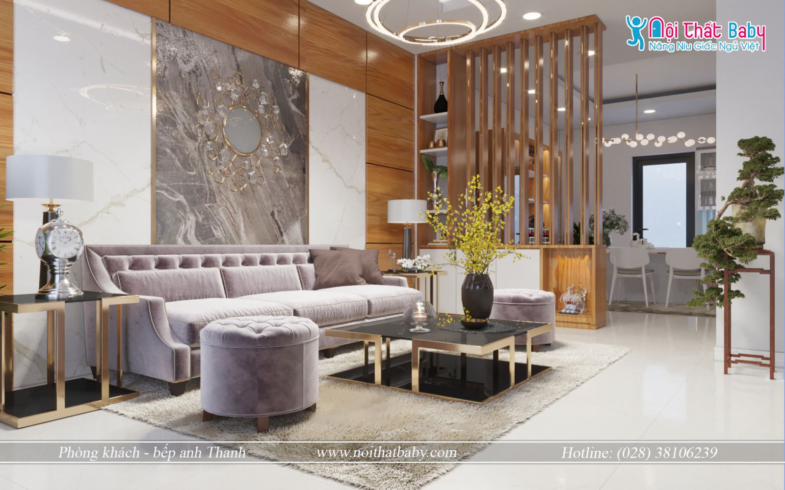 Biệt thự gỗ veneer sang trọng